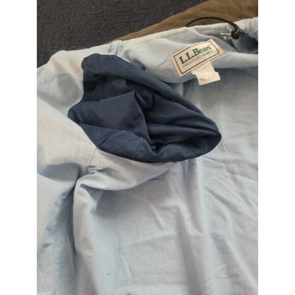 LL Bean Barn Jacket Chore Coat Canvas Wmn L Brown Full Zip USA Made - Picture 11 of 16